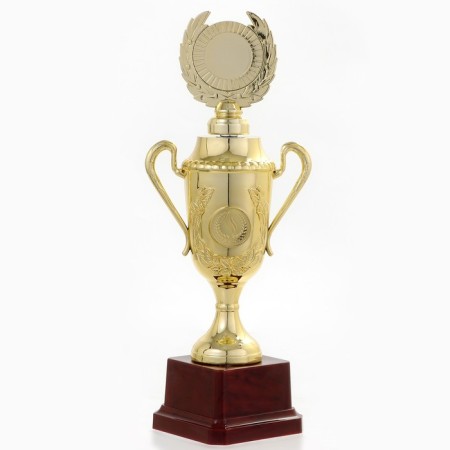 Cup 088C, award figure, gold, plastic stand, 23.5 x 12 x 6.4 cm.-1
