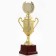 Cup 088C, award figure, gold, plastic stand, 23.5 x 12 x 6.4 cm.