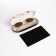 Case for glasses on the cracker, white/pink color