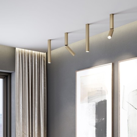 Lamp ceiling Elektrostandard, Pika Led 6 W, 30x30x220 mm, IP20, Color Gold-1