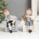 Polystone souvenir "Baby in an armchair with a book/bear" mix 10x7x7 cm