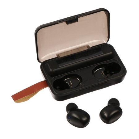 Headphones F9-5 VBT 1.28, wireless, vacuum, waterproof, BT 5.0, 800 mAh, black-5