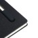 Leduced Diary A5, 96l, Lin, Holder for phone/tablet/handles, black