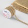 Braid decorative canvas “thin wave”, 12 mm, 10 ± 0.5 m, beige color