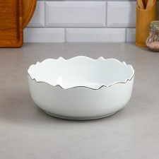 Saletnik Wave, 3 l, gold stroke, porcelain, Iran