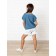 Vest for girl Knit height 122 cm, blue color