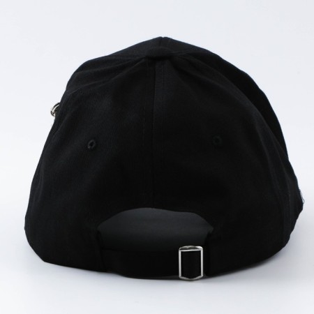 Women's cap with rings, black color, rr 56-5