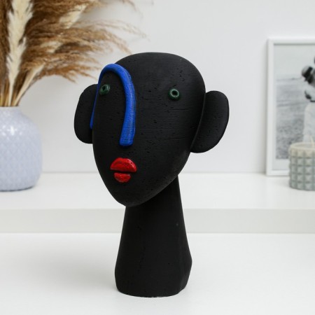 Figure "Helvetia" Black with blue, 26cm-1