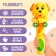 Musical toy "Sweet puppy", sound, light, yellow
