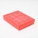 Box for sweets, 12 pcs, scarlet, 19 x 15 x 3.5 cm