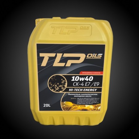 Motor oil TLP Hi-Tech Energy 10W-40 CK-4 E7/E9, synthetic, 20 liters