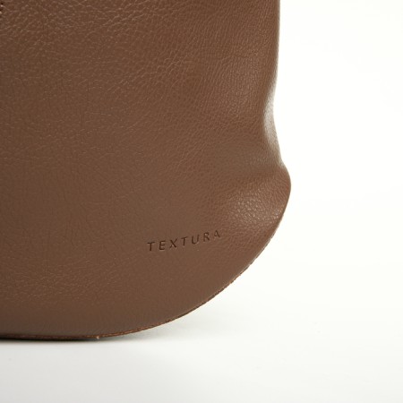 Women's bag on magnet Textura, large size, brown color-4