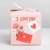 Gift folding box, packaging, “letter”, 12 x 12 x 12 cm