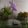 Garden lamp on the solar battery "Breeze", 66 cm, 1 LED, glow of multi (RGB)