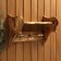 The shelf is burned, 3 hooks, 43 × 27 × 17 cm