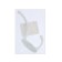 Hook furniture tundra TKD012, two -rod, white