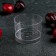 Plastic disposable form for worships "zero", 60 ml, 5.3 cm, color transparent color