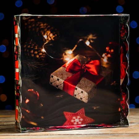 Box for cookies "Magic Night", 15 x 15 x 3 cm