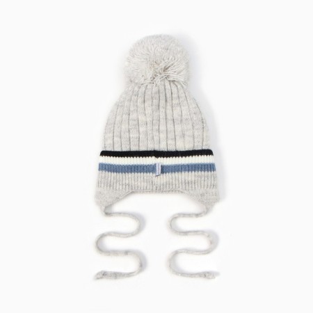 Children's hat, light gray, size 50-52-2