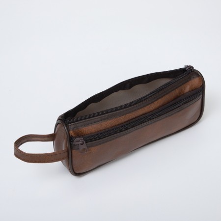 Cosmetic bag Dor units, 20.5*4.5*9, departure for Meln, n/karm, brown-2
