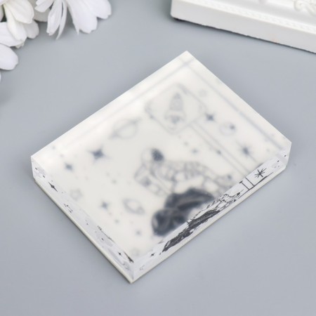 Printing Acrylic "Cosmonaut and Rocket" 2x6.4x8.4 cm-1
