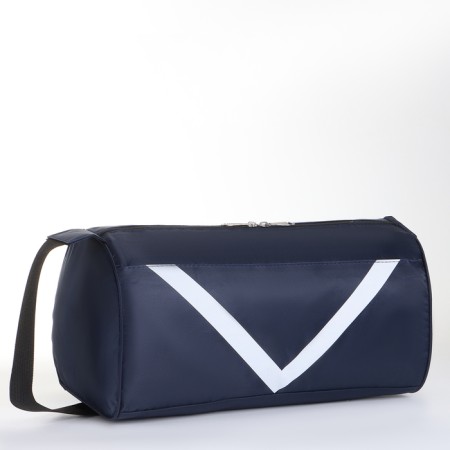 Sports bag with lightning, long belt, blue color