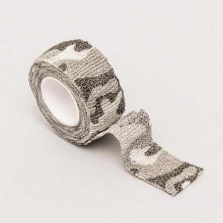 Self -fixing "camouflage", 2.5 cm, max. Extensibility 4.5 m, gray mix