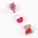 Ring 3 pcs with Cute Girl tattoo 8 x 12 cm