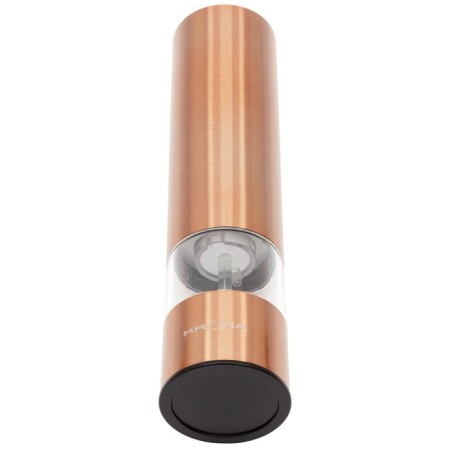 Electric Mill Krona Salz Pfeffer Copper, metal, from batteries, yellow-2