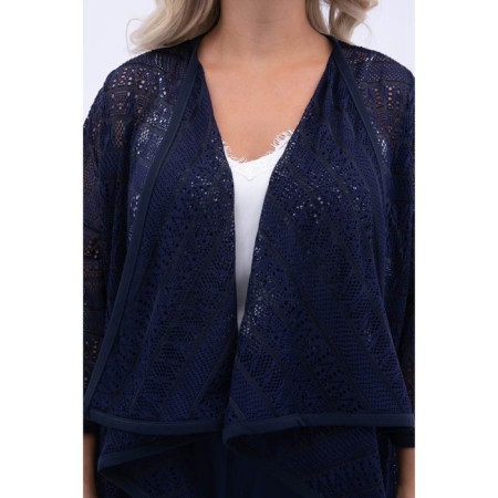 Cardigan female, size 52, blue color-2