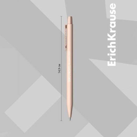 Mechanical pencil with Erichkrause "Trio Pastel", NV, Grifel D = 0.5 mm, in the box, mix-10