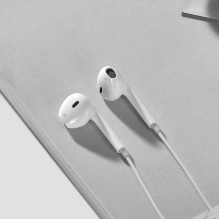 Hoco M101 headphones, wired, inserts, microphone, 1.2 m, white-5