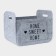 Sweet Home storage basket, 37 × 28 × 22 cm, gray color