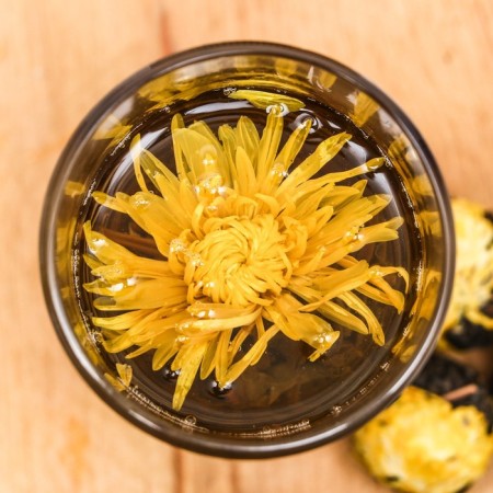 Chinese bound green tea, 50 g, yellow chrysanthemum-5