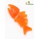 Chewing toy "plankton" Transparent, pp, 12.5 cm, orange