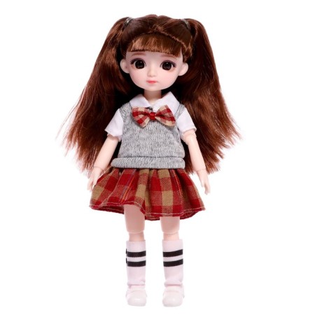Sharpish doll "Arina" in a dress, mix-6