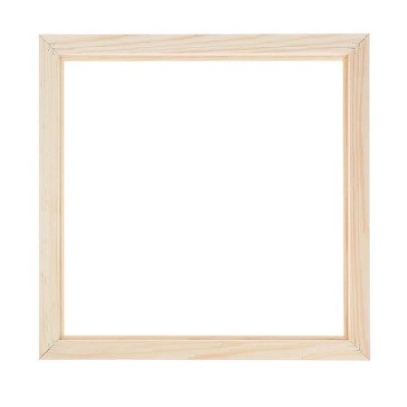 Frame for paintings (mirrors) 40 x 40 x 2.6 cm, wood, berta, white-1