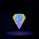 LED figure "Diamond" 25 × 30 × 25 cm, plastic, 220 V, glow of white