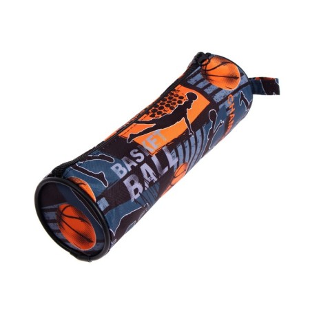 School Penal Tubul at the Basketbol zipper, mix-2