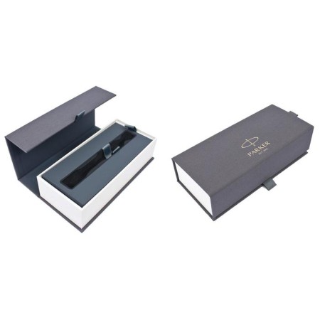 Feature handle Parker Sonnet Core F528 Matte Black GT F Case of Brass, black ink-4