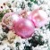 Set of balls plastic D-8 cm, 6 pcs "Snowflake drops"