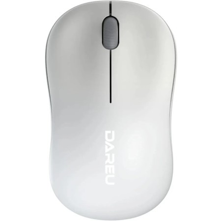 Mouse Dareu Wireless LM106G White (White), DPI 1200, receiver 2.4GHZ, size 99.4X