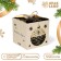 Gift Folding Box "Firing to the Christmas tree", 10 x 10 x 10 cm