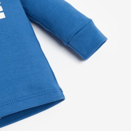 Set: jumper and pants crumb I am "Dino", height 68-74 cm, blue color blue-2