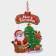 Decorative decoration (suspension) "Santa Claus with gifts" 41x30 cm