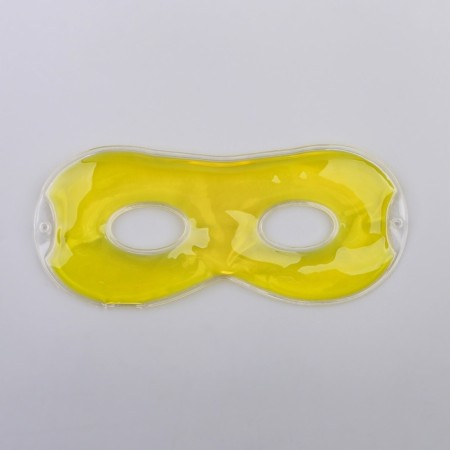 Gel mask for the area around the eyes, 17 × 7.5 cm, yellow color-3