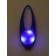 Light beacon on the collar/leash with 3 lumines of the "foot", 3.2 cm, silicone, blue