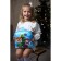 New Year's children's backpack "Deer and Snowman", 27x29 cm, for the New Year