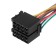 AK ISO car radio connector, double plug