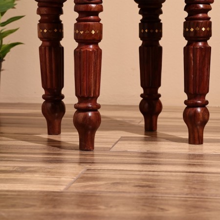 Coffee table 38x38x38 cm, tree shisham-2